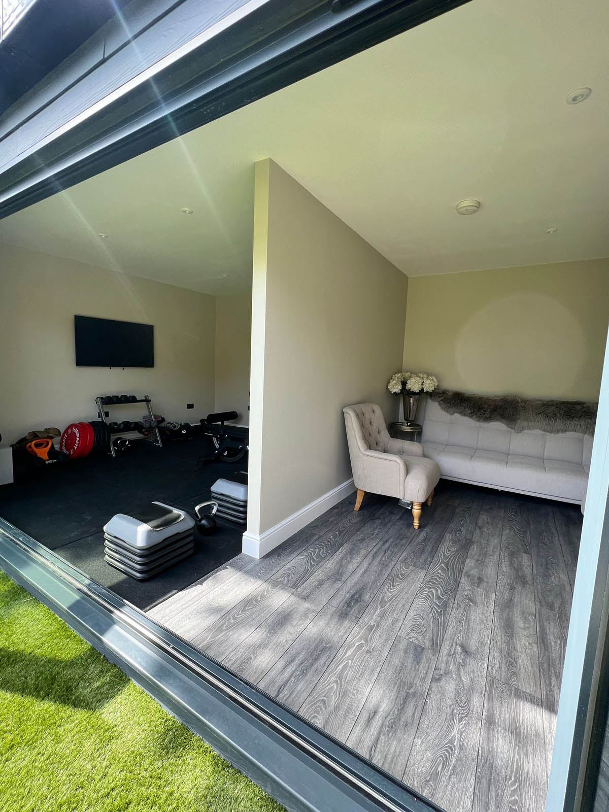 Garden Office & Living Room